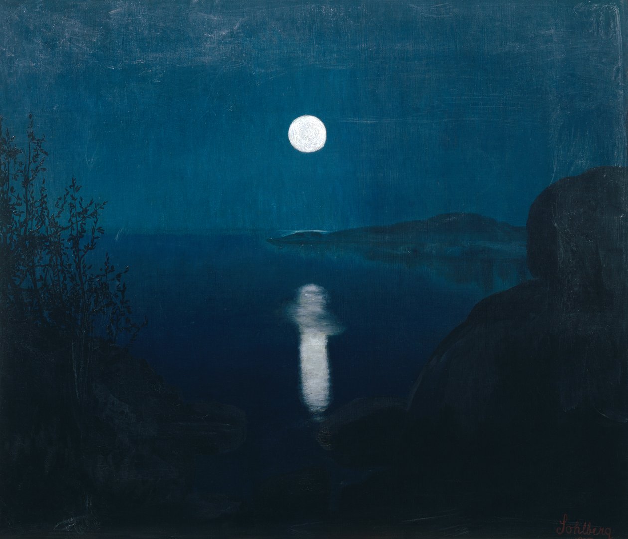 Chiaro di luna da Harald Oscar Sohlberg