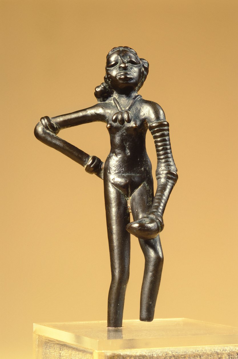 Figura di una giovane danzatrice, da Mohenjo-Daro, Valle dell
