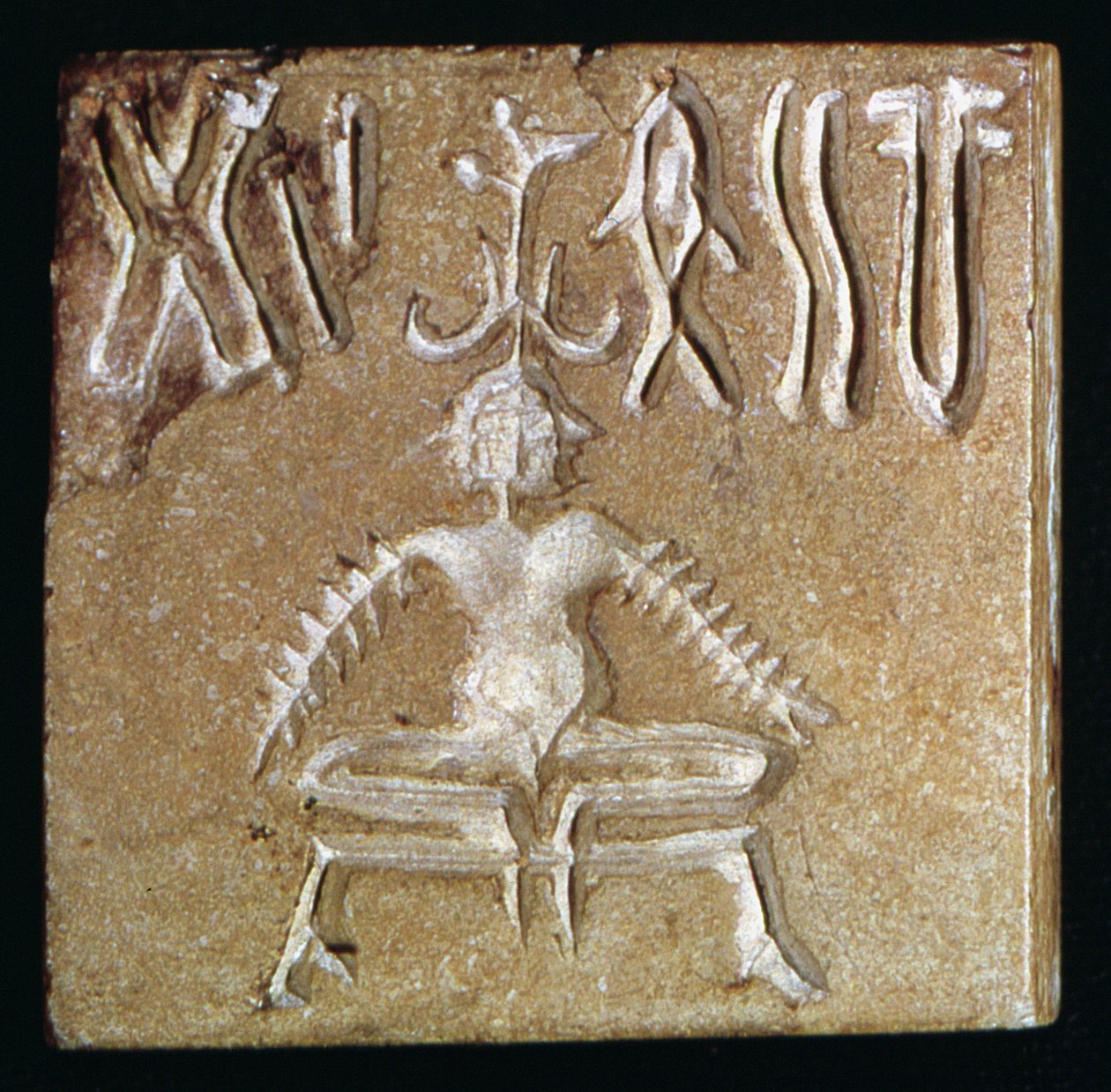 Sigillo raffigurante un animale mitologico, da Mohenjo-Daro, Valle dell
