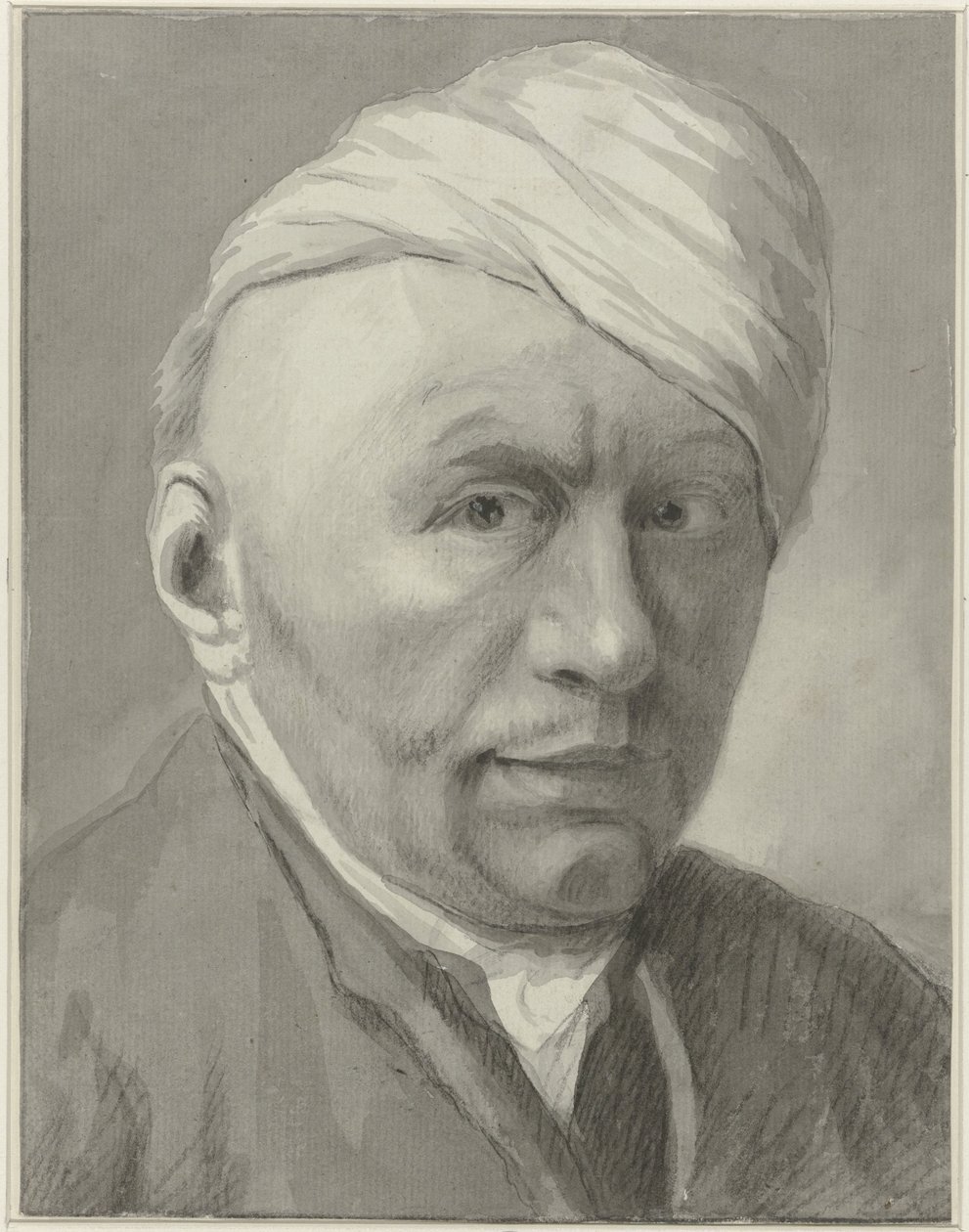 Autoritratto del disegnatore Harmanus van Tuylen, con berretto da Harmanus Tuylen