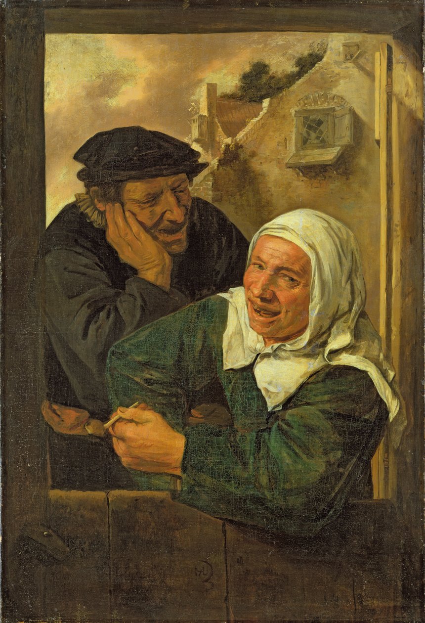Vecchia coppia da Harmen Hals
