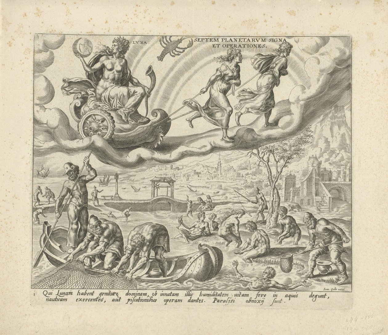 Luna, la luna, e i suoi figli (I sette pianeti) da Harmen Jansz Muller
