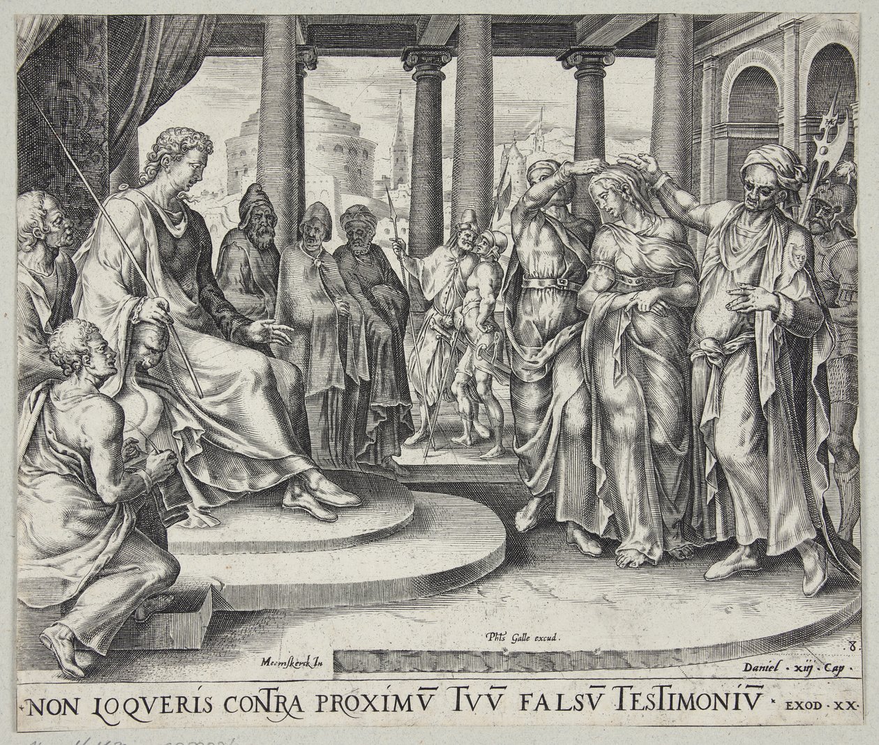 Susanna accusata dagli anziani da Harmen Jansz. Muller