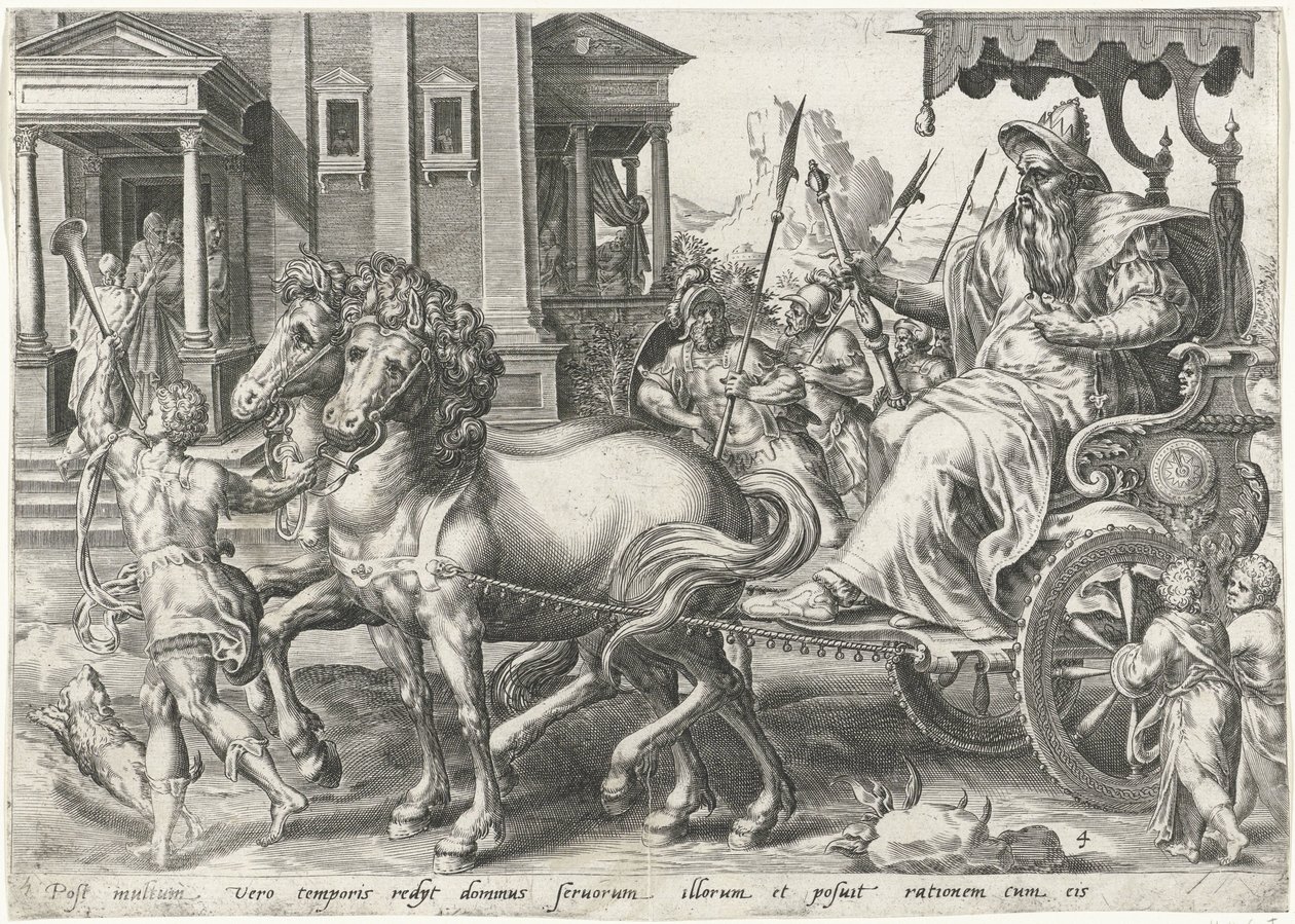 Ritorno del signore (parabola dei talenti) da Harmen Jansz Muller