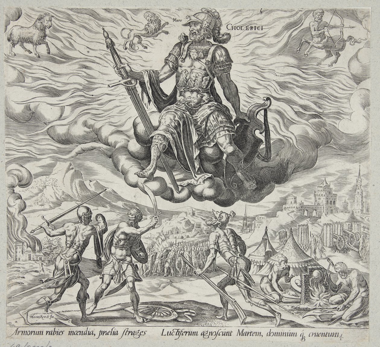 Il temperamento collerico da Harmen Jansz. Muller