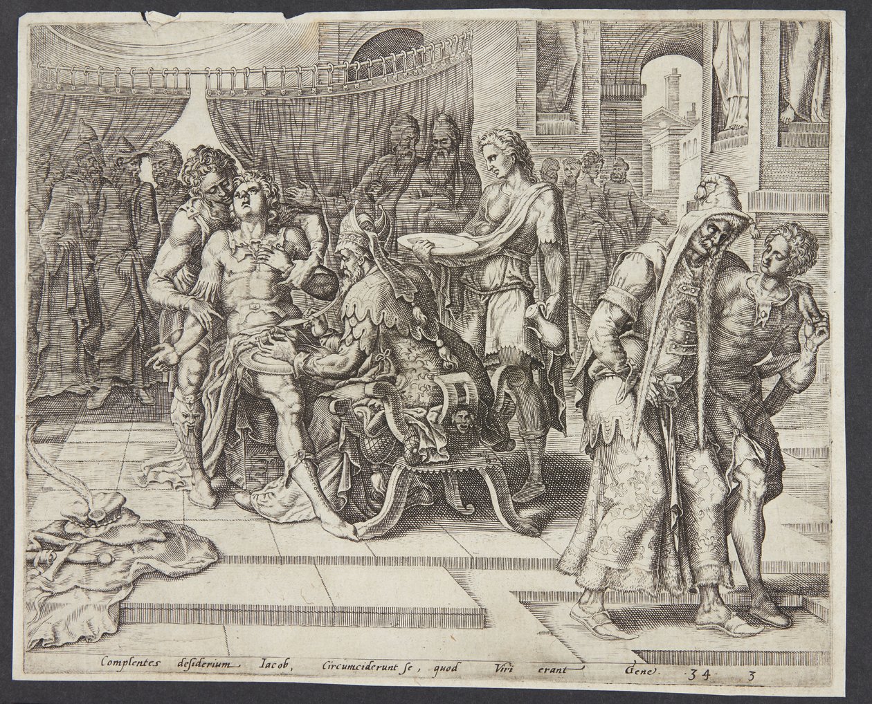 La circoncisione di Sichem da Harmen Jansz. Muller