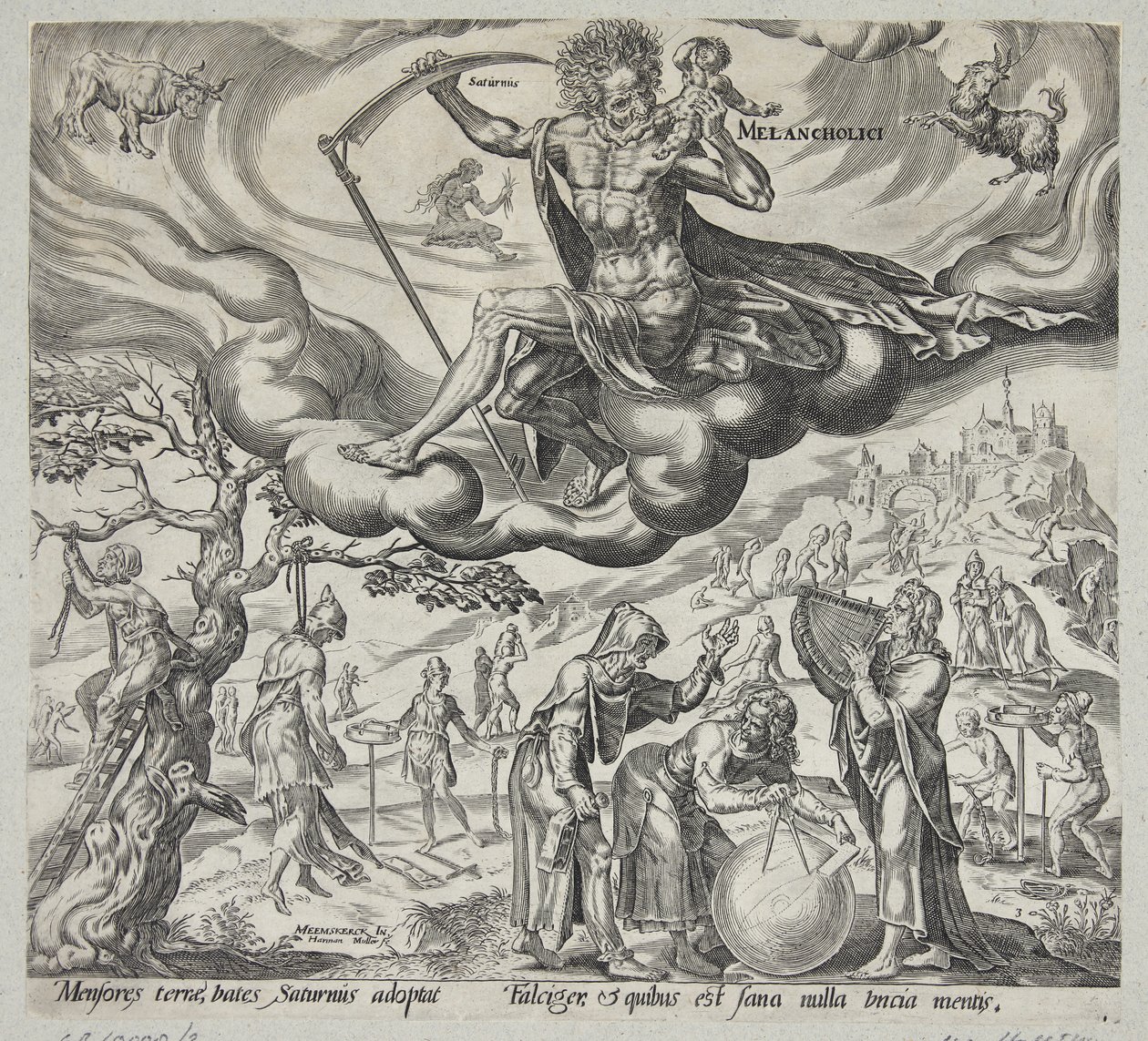 Il temperamento malinconico da Harmen Jansz. Muller