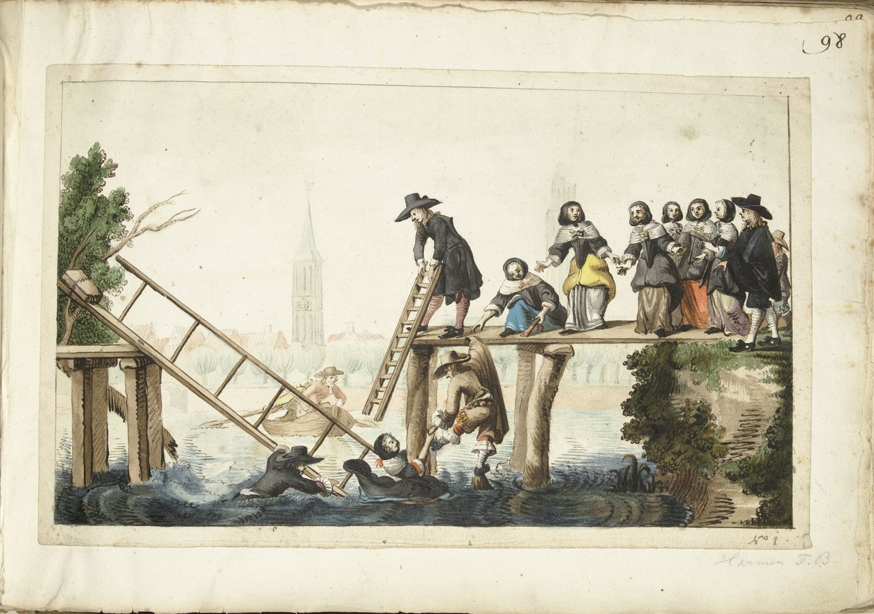 Il ponte rotto da Harmen ter Borch