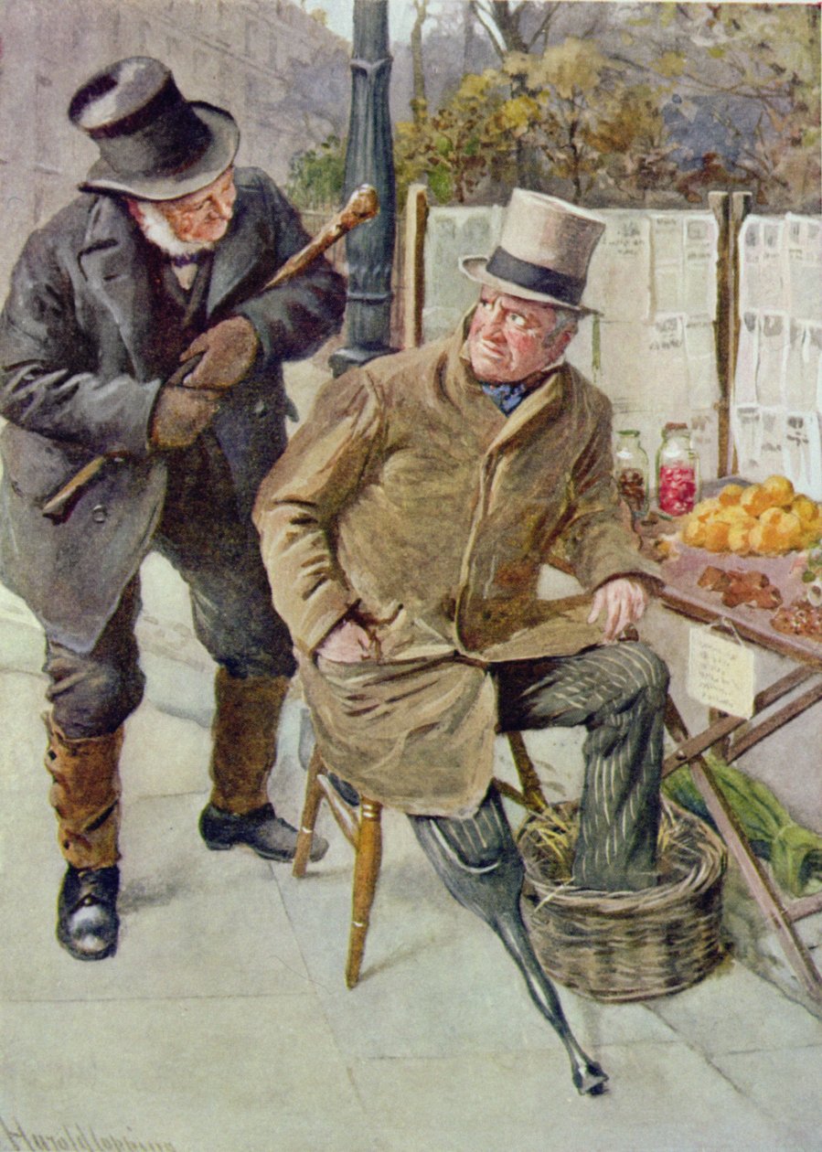 Mr Boffin e Silas Wegg, illustrazione per 