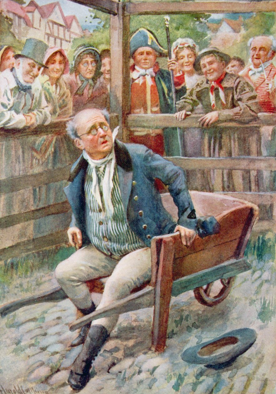 Mr Pickwick nella sterlina, illustrazione per 