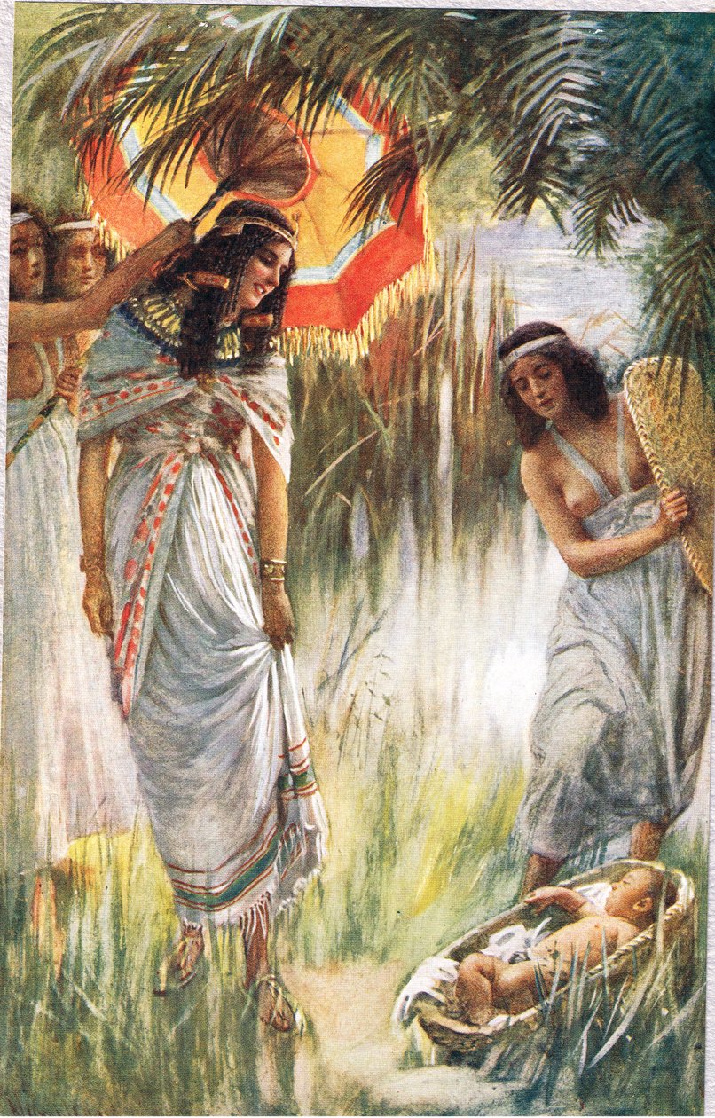 La figlia del Faraone, illustrazione da 