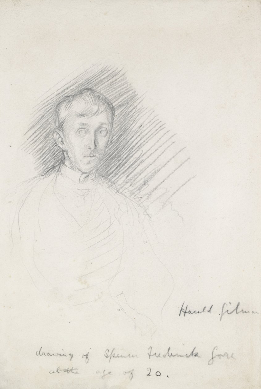 Ritratto di Frederick Spencer Gore (1878 - 1914) da Harold Gilman