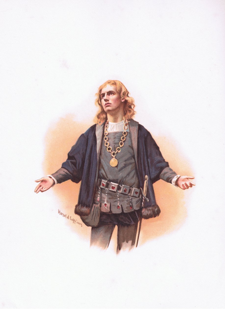 Amleto (illustrazione da Amleto) da Harold Copping