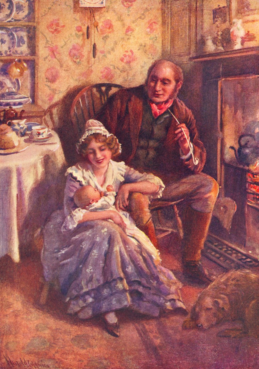 John e Dot Peerybingle da Harold Copping