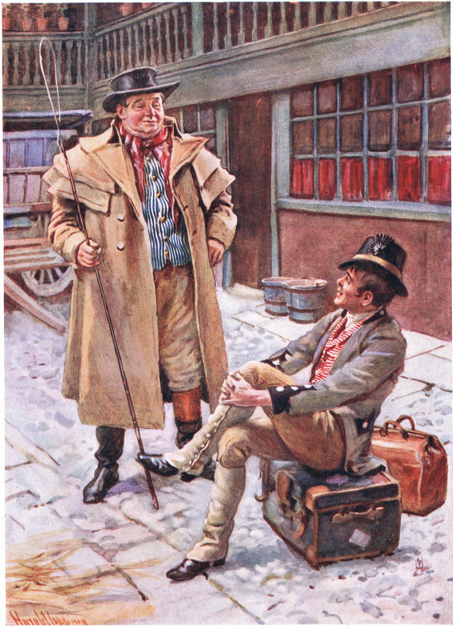 Sam Weller e suo padre, illustrazioni per 