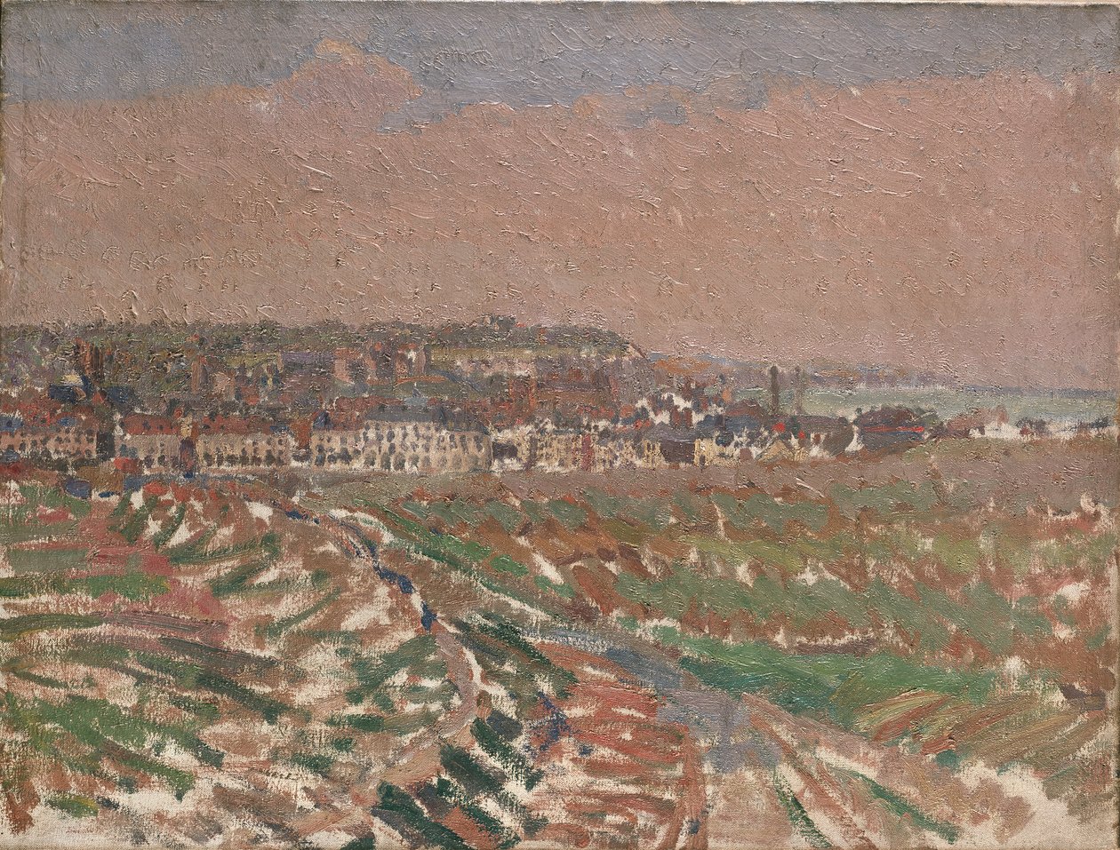 Dieppe da ovest, 1910-1911 da Harold Gilman