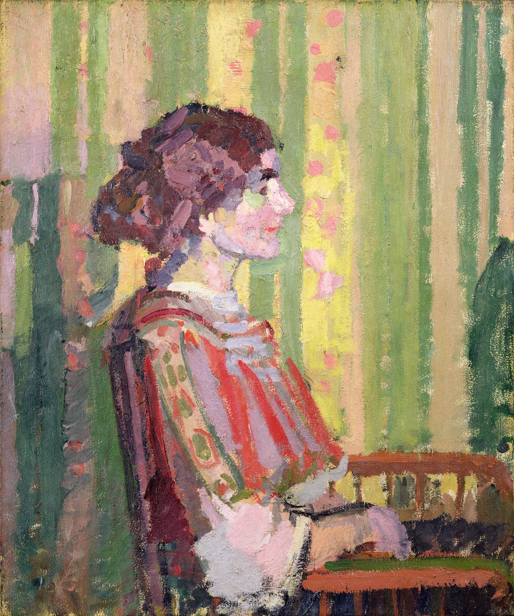 Signora Robert Bevan, c.1913 da Harold Gilman