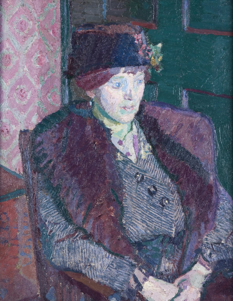 Ritratto di Mrs Victor Sly, c.1914-15 da Harold Gilman