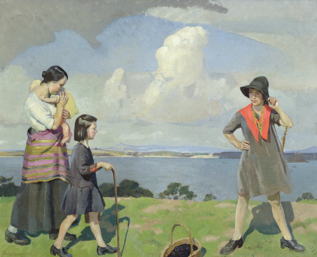 Passeggiata sul mare, i raccoglitori di more da Harold Harvey