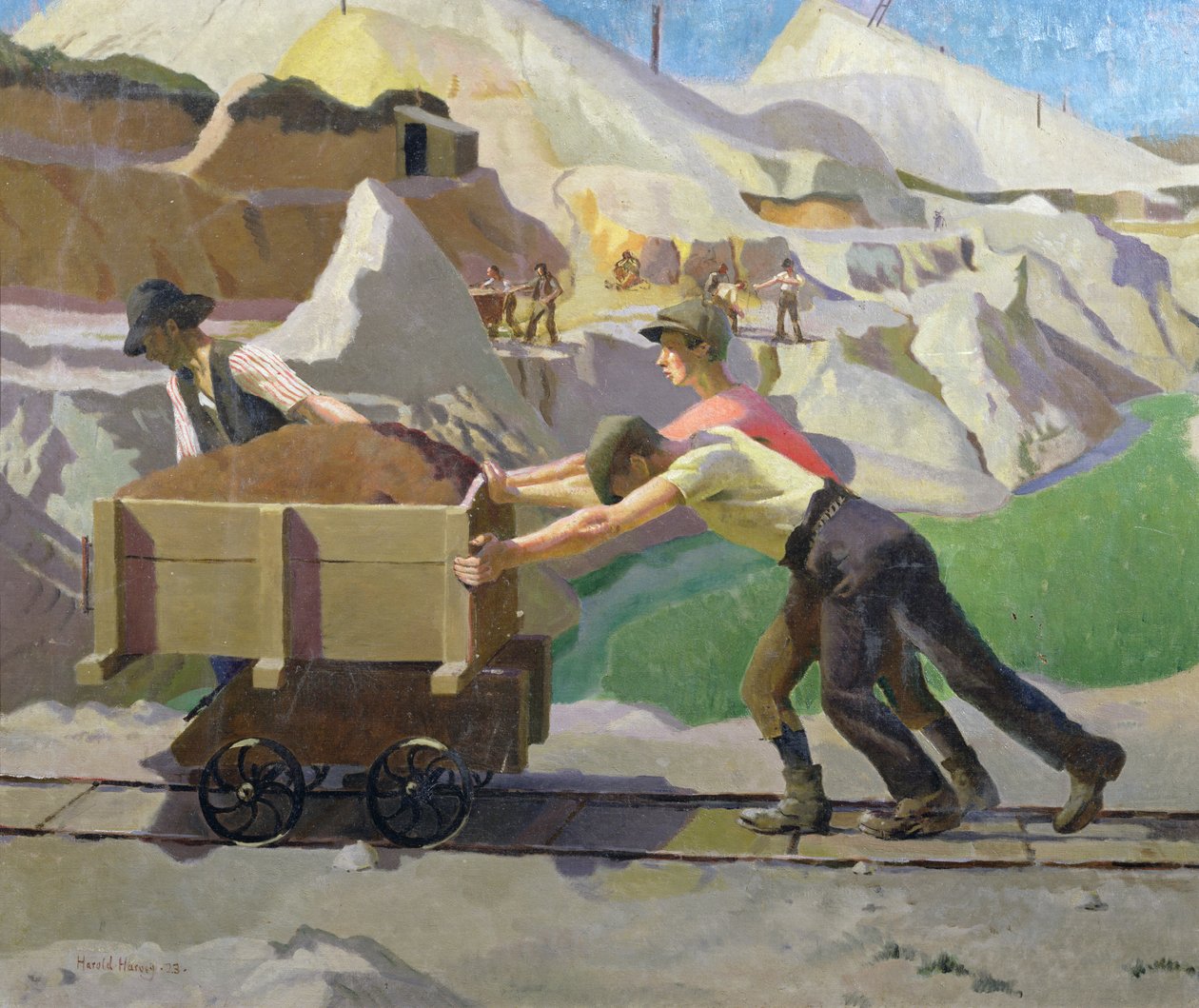La cava di argilla da Harold Harvey