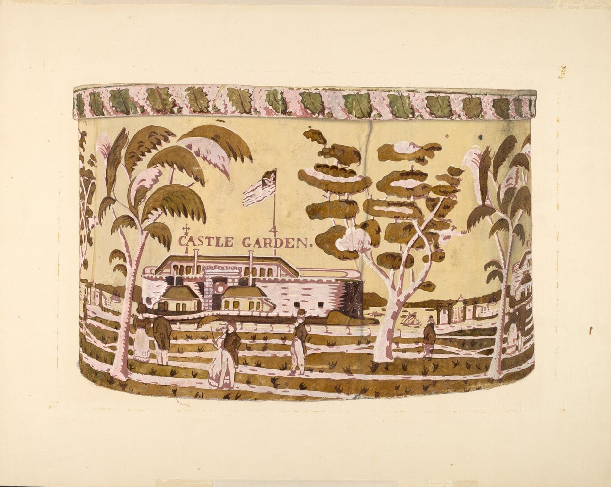 Scatola per cappelli - "Castle Garden" da Harold Merriam