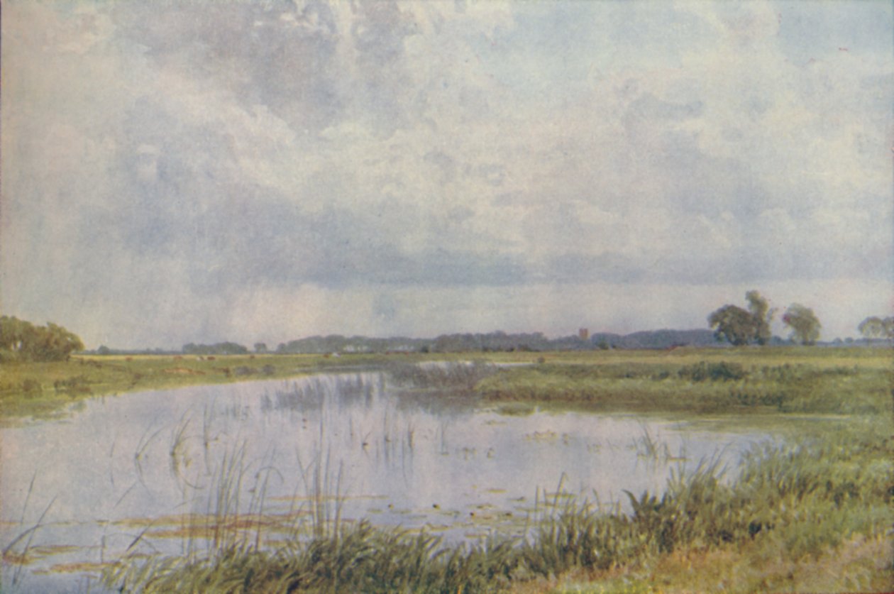 Un fiume in una pianura, 1910 da Harold Sutton Palmer