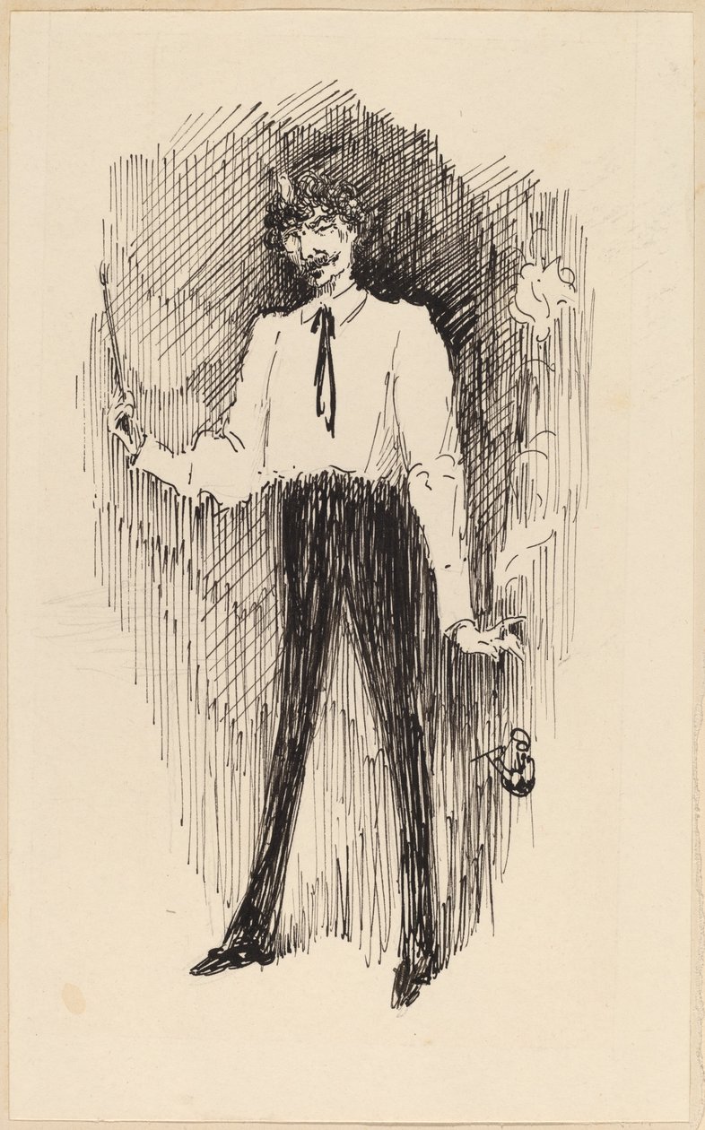 Ritratto di Whistler con un pennello da Harper Pennington