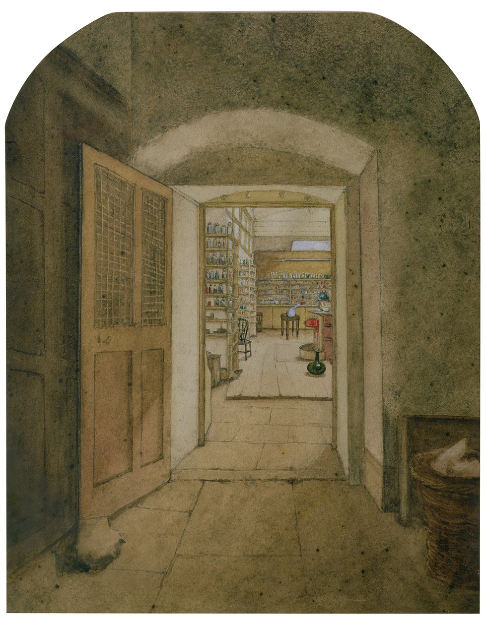 Il grande laboratorio visto dalla camera oscura, 1860 da Harriet Jane Moore