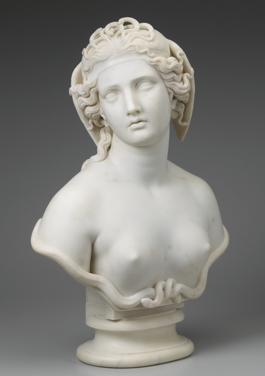 Medusa, c.1854 da Harriet Goodhue Hosmer