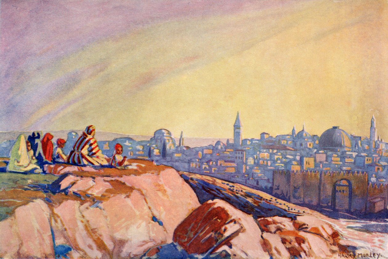 Veduta di Gerusalemme vista dal Golgota da Harry Morley