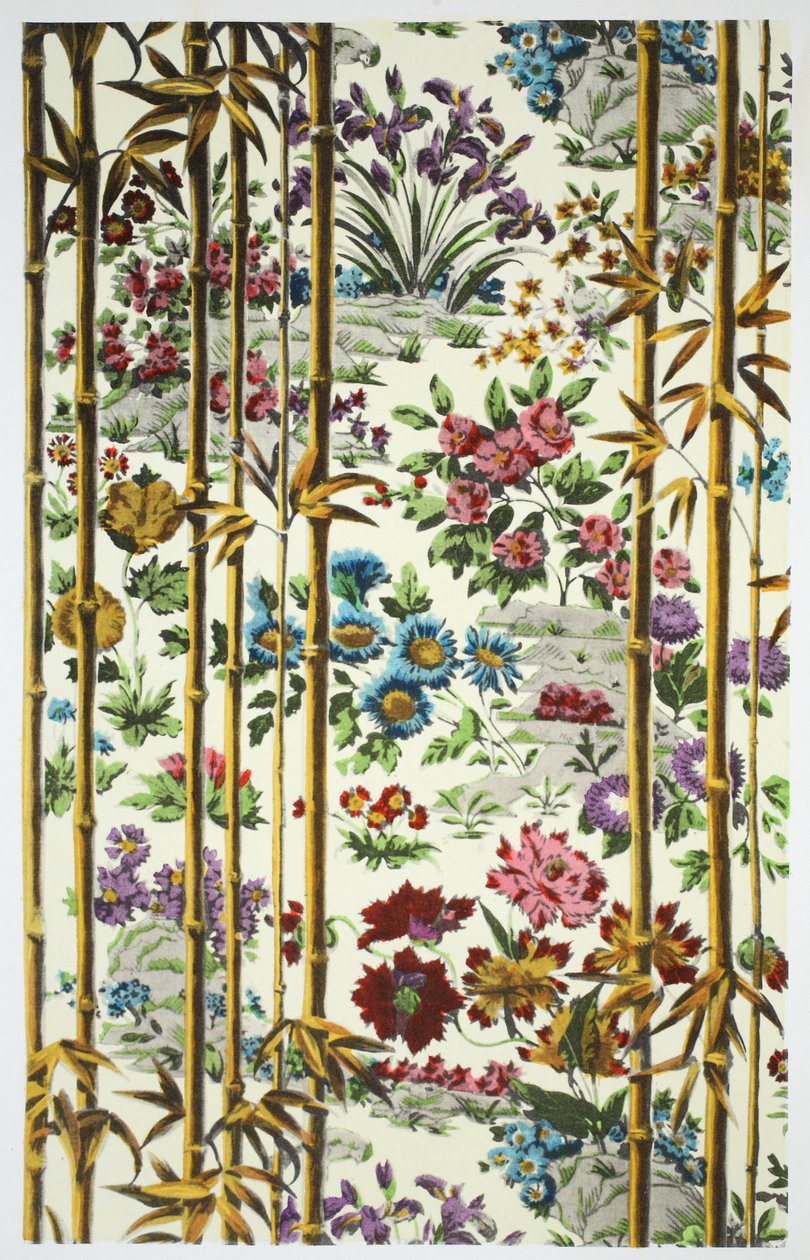 Giardino di bambù e rocce, pub. 1933 da Harry Wearne