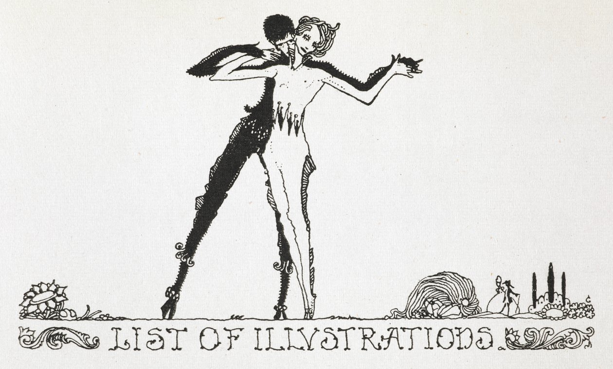Un uomo e una donna che ballano da Harry Clarke