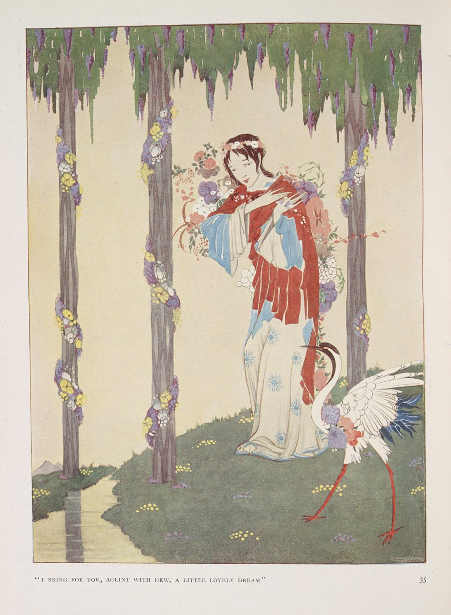 Ninna nanna. "Porto per te, scintillante di rugiada, un piccolo sogno adorabile" da Harry Clarke