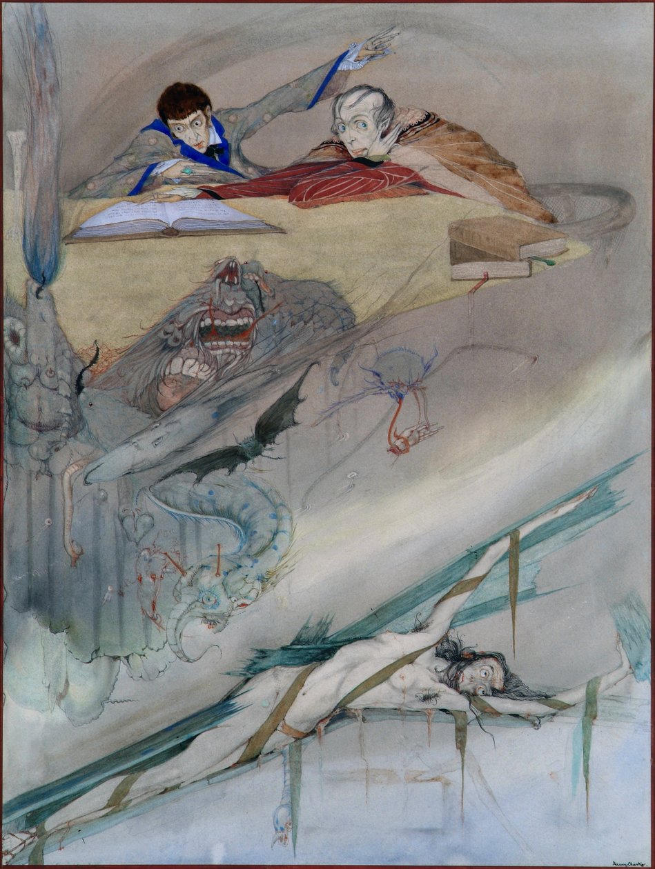 La caduta della casa degli Usher da Harry Clarke