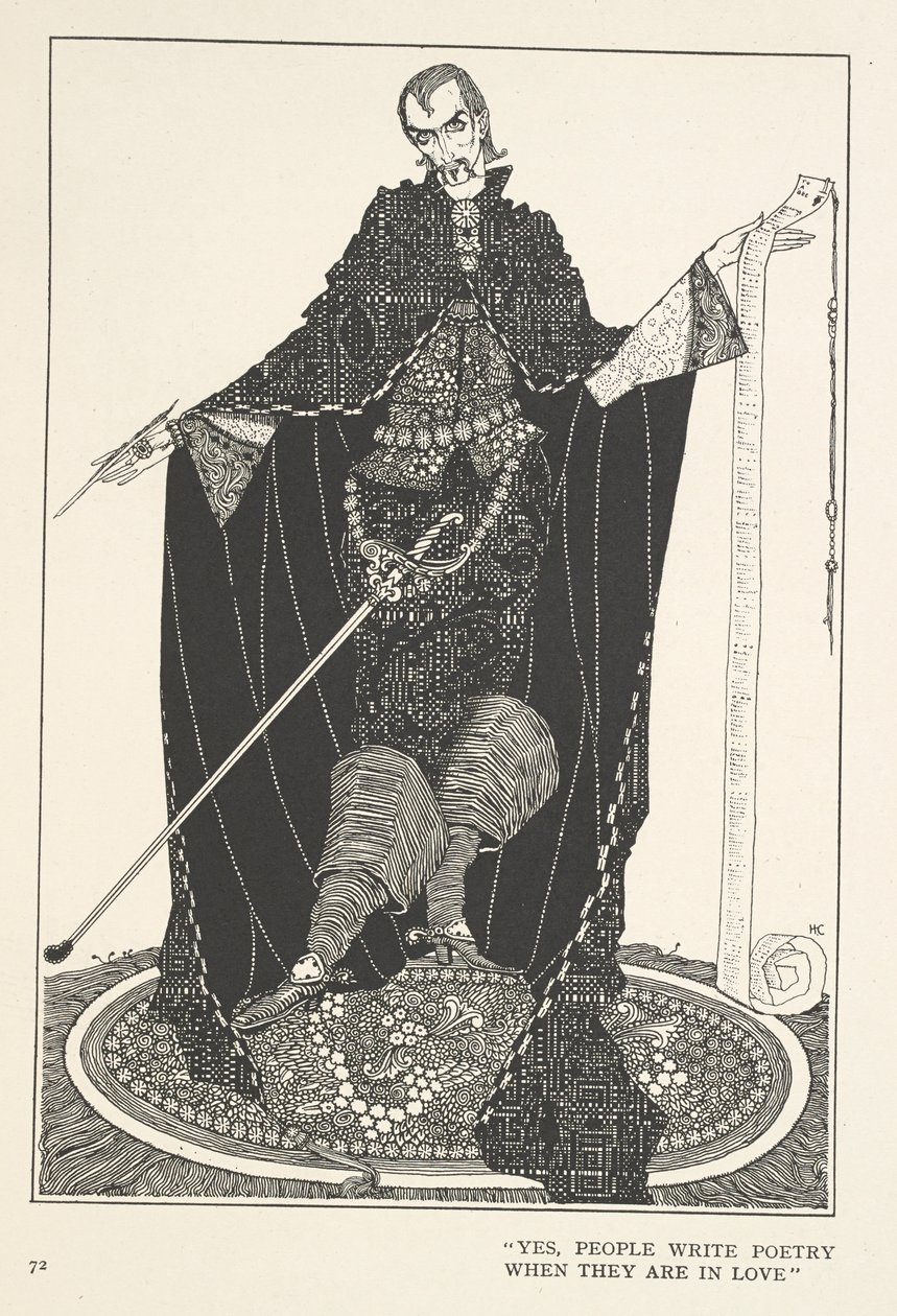 Le galosce della fortuna. Sì, le persone scrivono poesie quando sono innamorate. da Harry Clarke