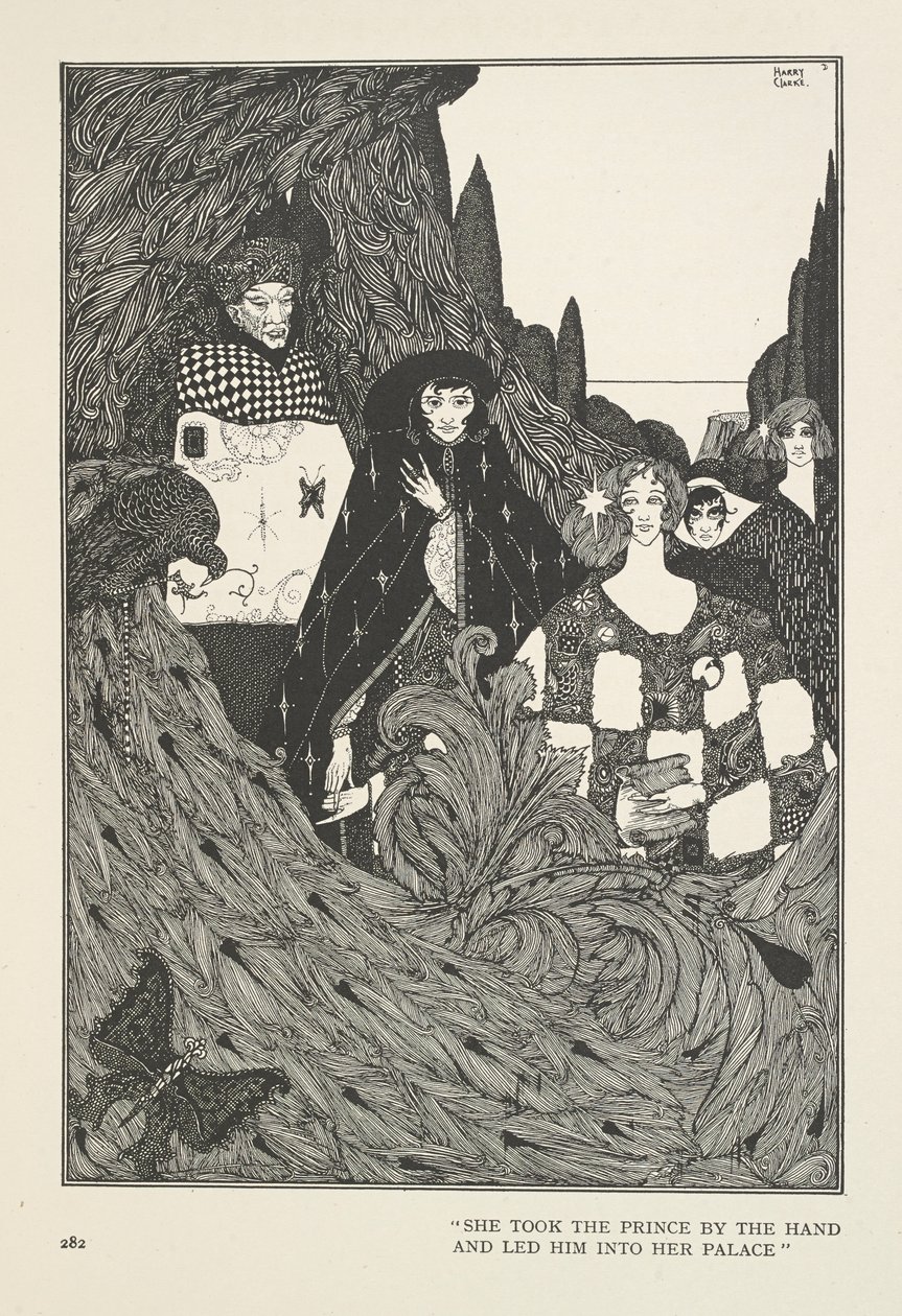 Il Giardino del Paradiso. Prese il Principe per mano e lo condusse nel suo Palazzo da Harry Clarke