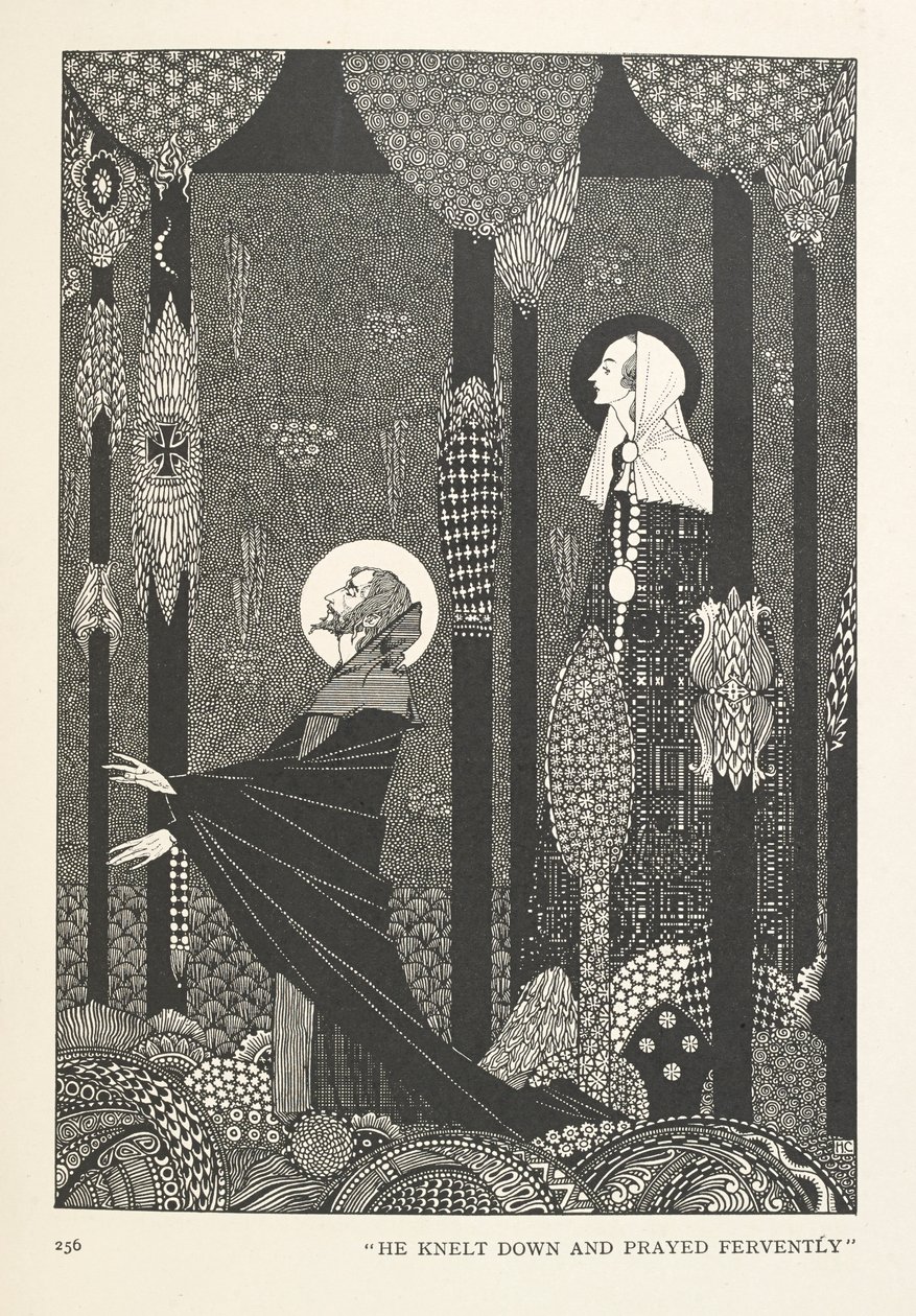 La figlia del re delle paludi. Si inginocchiò e pregò ferventemente da Harry Clarke
