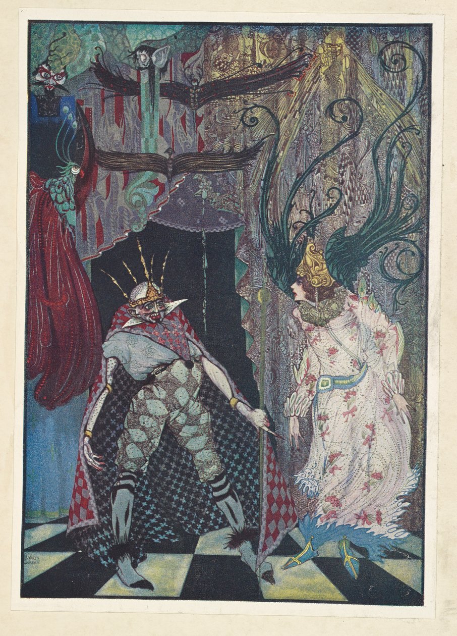 Il compagno di viaggio. Lasciagli tagliare la testa. da Harry Clarke