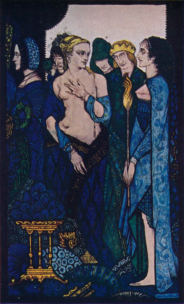 Abbiamo chiamato Lucrezia Crivelli e la dama di Tiziano, c1910 da Harry Clarke