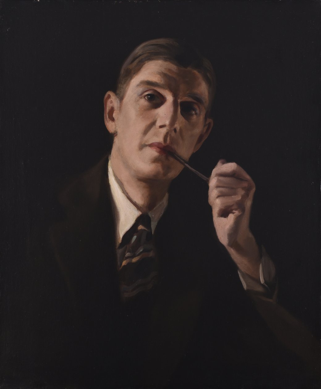 Ritratto di un uomo che fuma una pipa da Harry Dixon