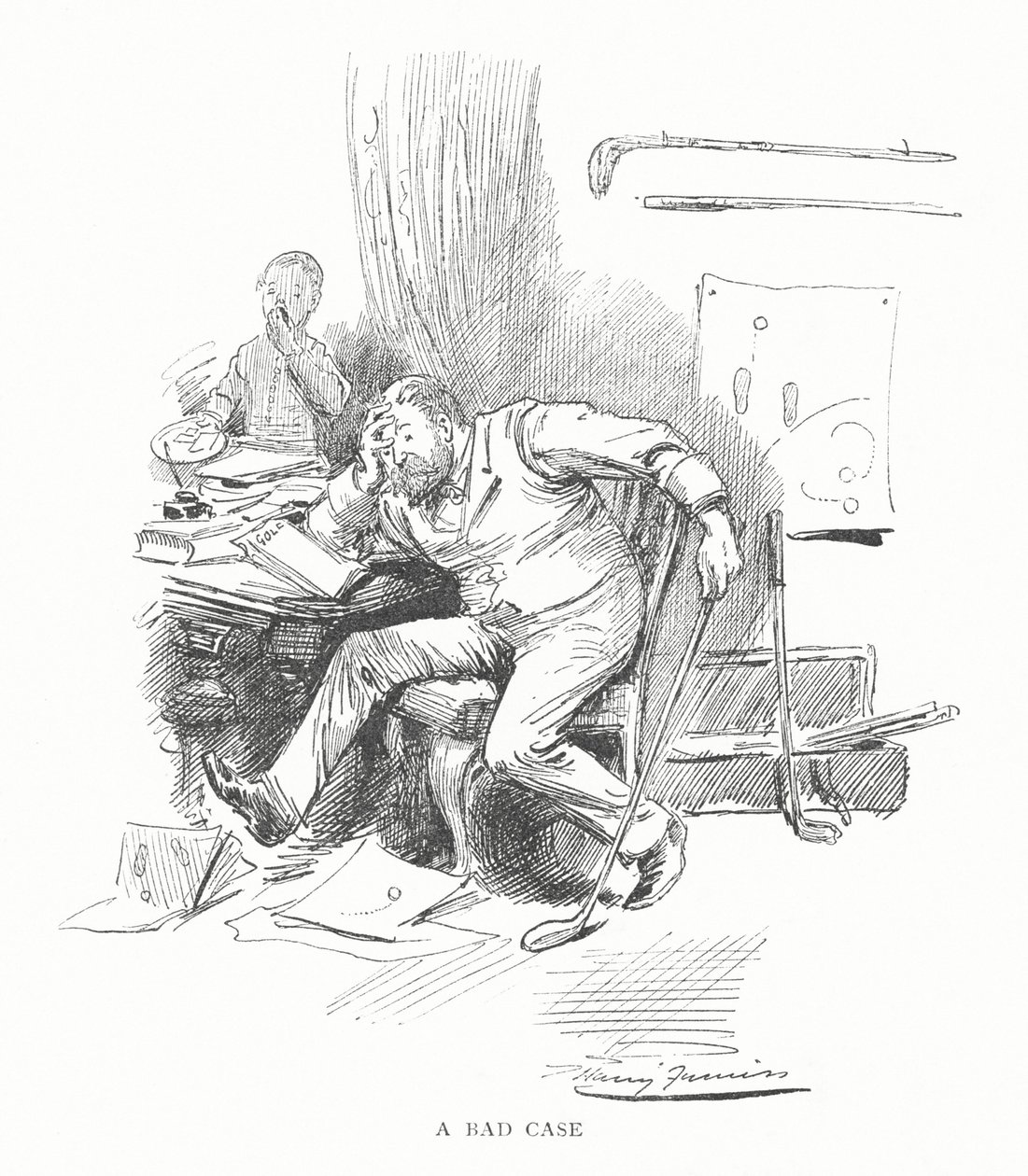 Golf: Un brutto caso da Harry Furniss