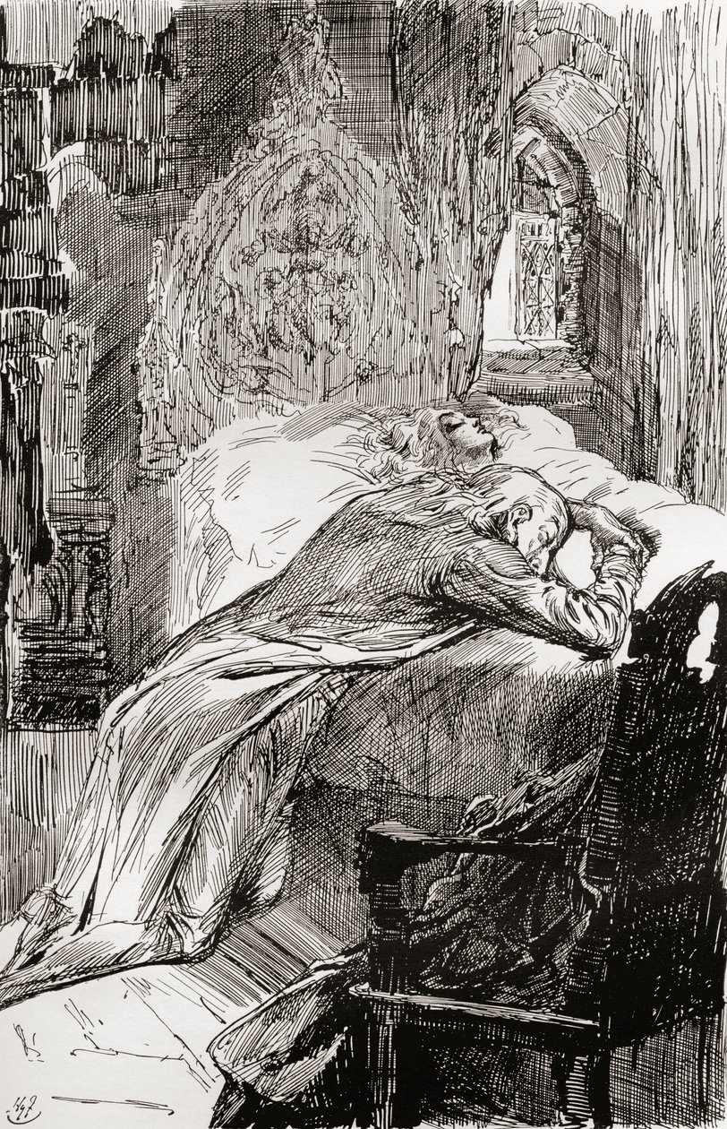 Illustrazione per Il negozio di antiquariato di Charles Dickens da Harry Furniss