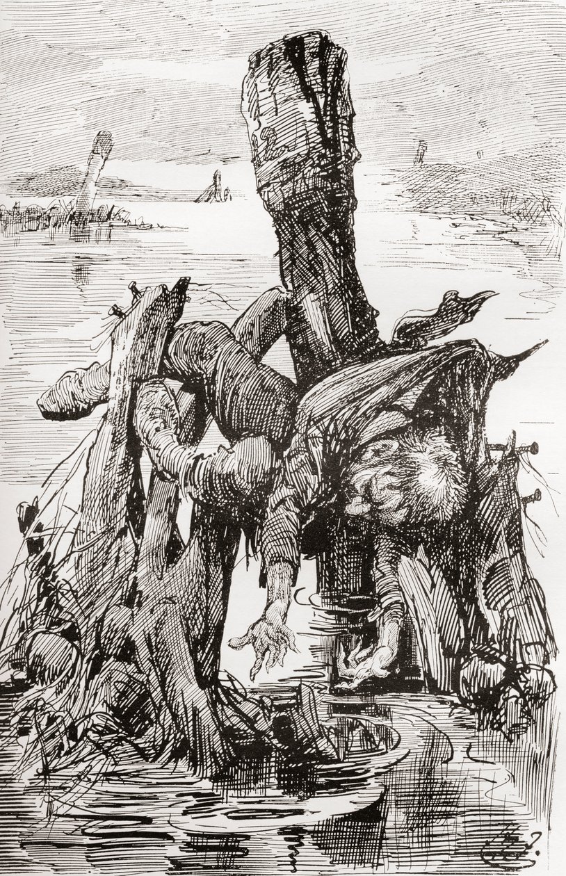 Illustrazione per The Old Curiosity Shop di Charles Dickens da Harry Furniss