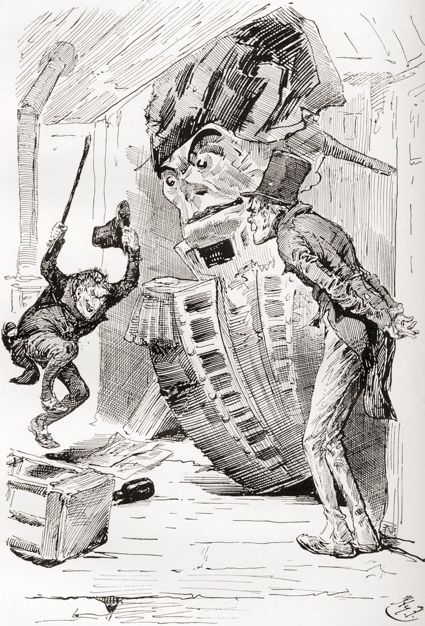 Illustrazione per il romanzo di Charles Dickens The Old Curiosity Shop da Harry Furniss