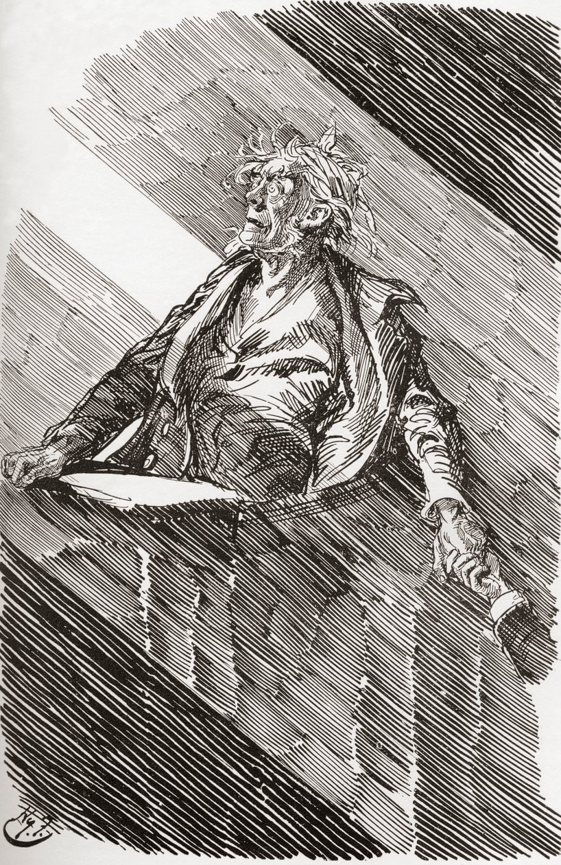 Magwitch condannato a morte da Harry Furniss