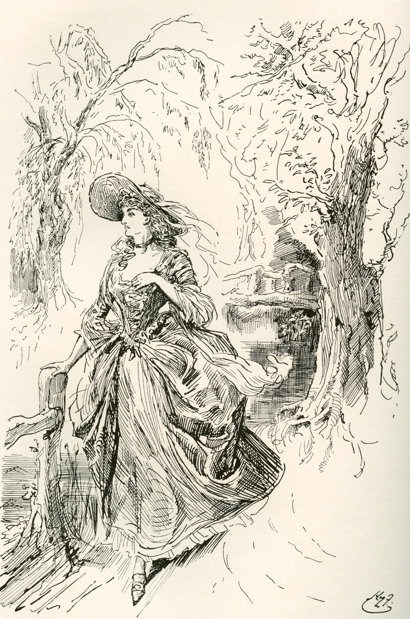 Miss Haredale da Harry Furniss