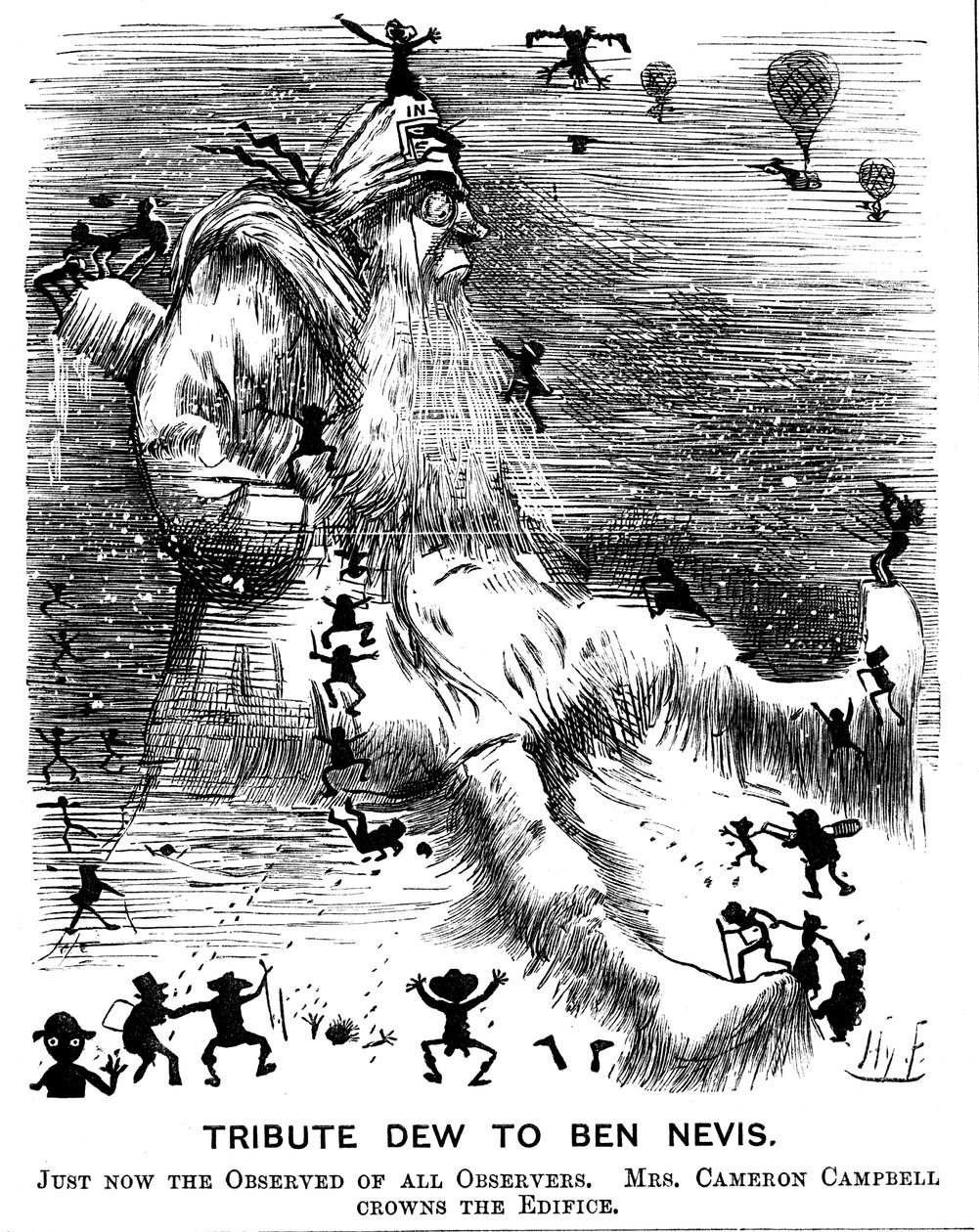 Tributo a Ben Nevis, 1883 da Harry Furniss