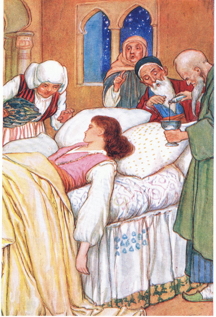 La principessa Aldebonda e i suoi medici (dal racconto "I pellegrini dell