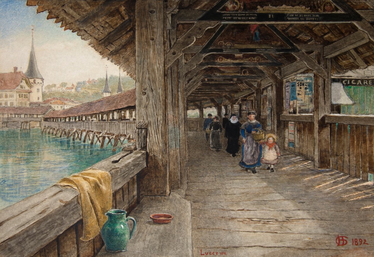 Il Ponte della Cappella, Lucerna da Harry Goodwin