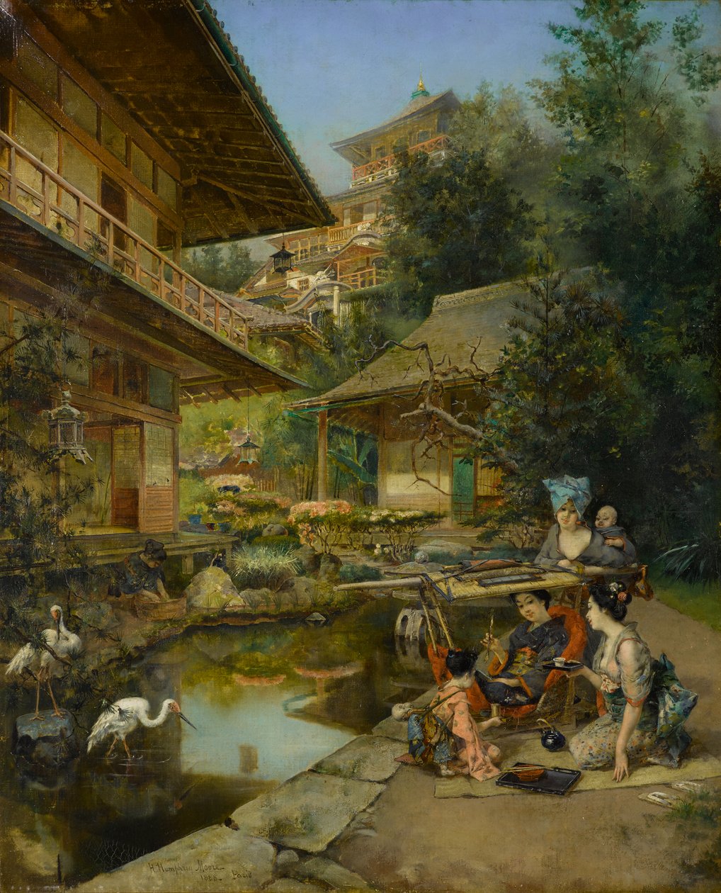 In un giardino giapponese da Harry Humphrey